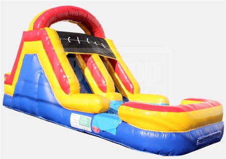 18' Water Slide 2-Lanes with Pool