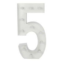  Marquee number 5