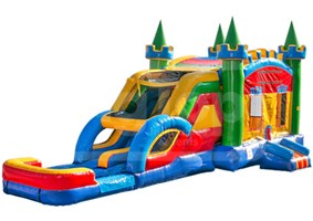 Castle 2-Lane with Pool Multi Color Combo 