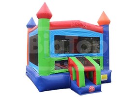 Rainbow Inflatable Bounce House