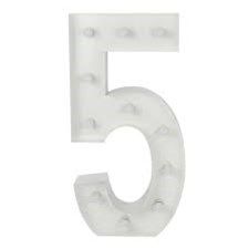 Marquee number 5