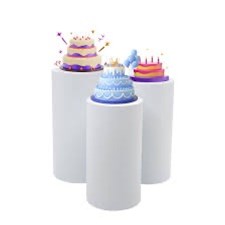Cylinder Pedestal Set